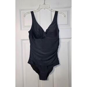 Seekers Essential Australia Size 12 Navy Swim Suit One Piece swimwear